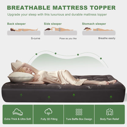 Airelle Bamboo Mattress Topper
